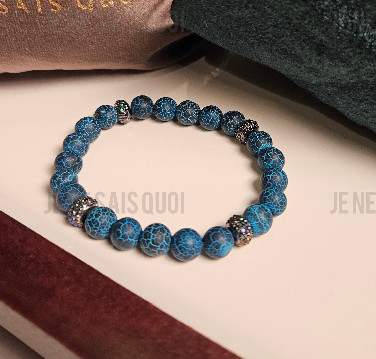 Euphoric Tranquility Frosted Cracked Agate