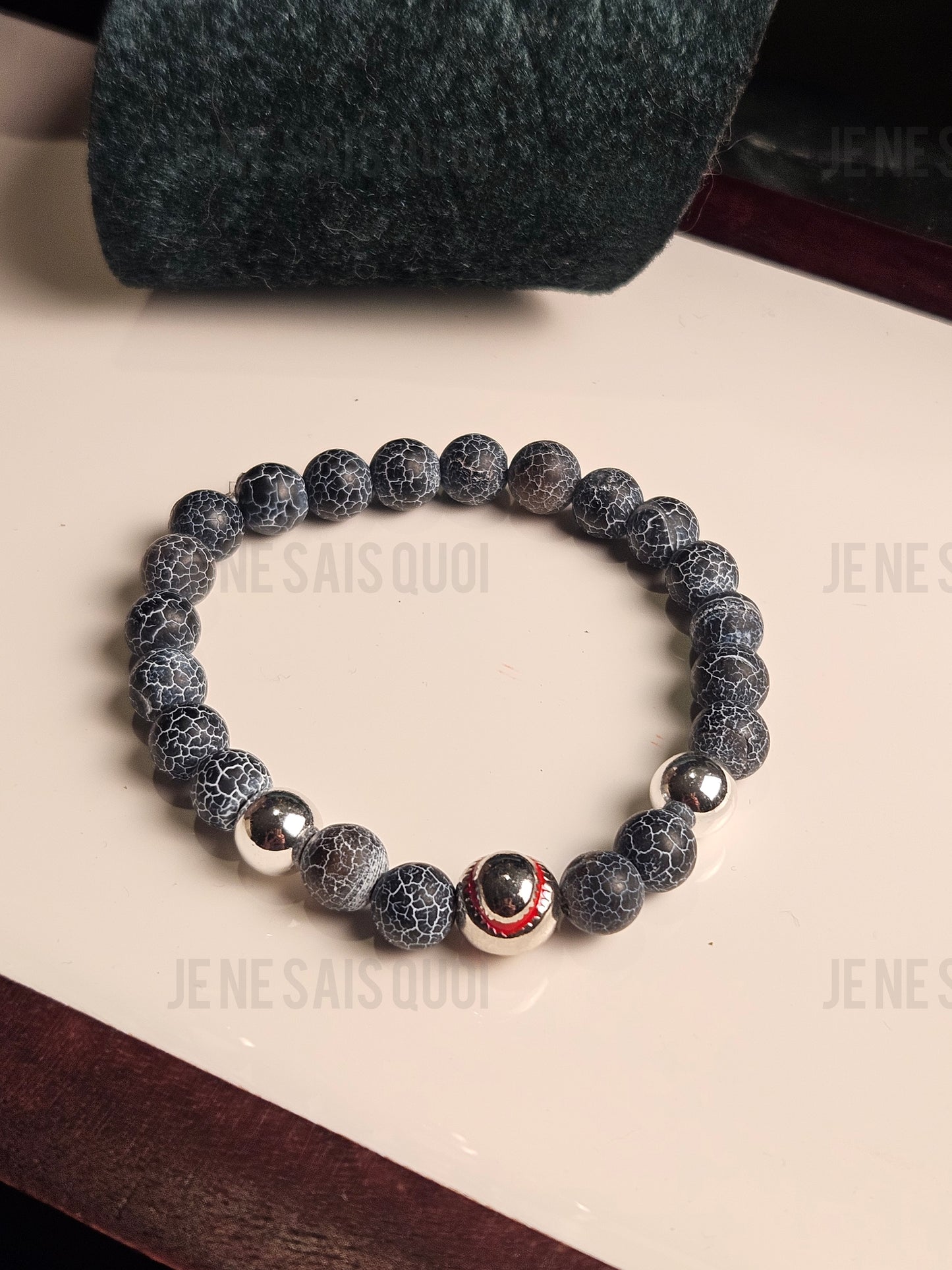 Earthborne Collection Black Crackle Agate