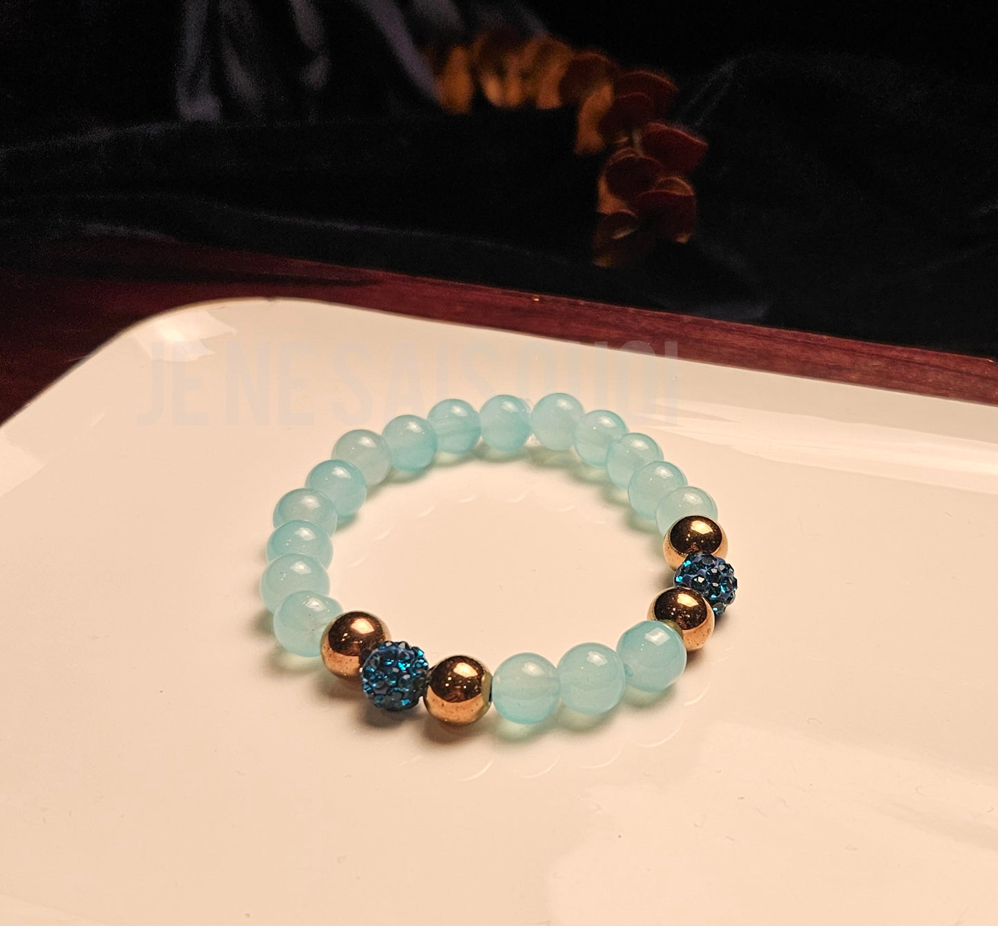 Luminous Grace- Limited Edition- Aquamarine Agate II
