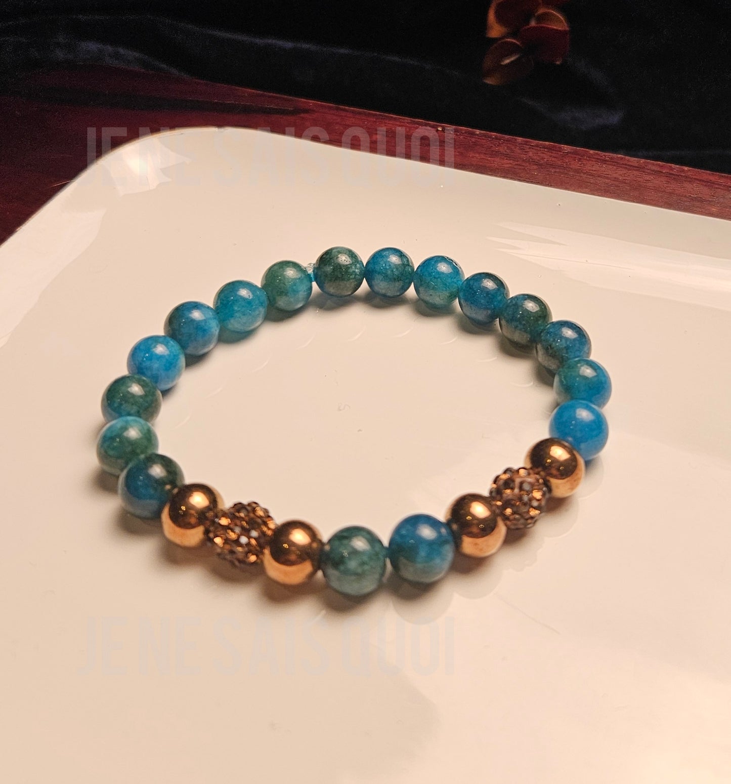 Luminous Grace- Limited Edition Blue Apatite I