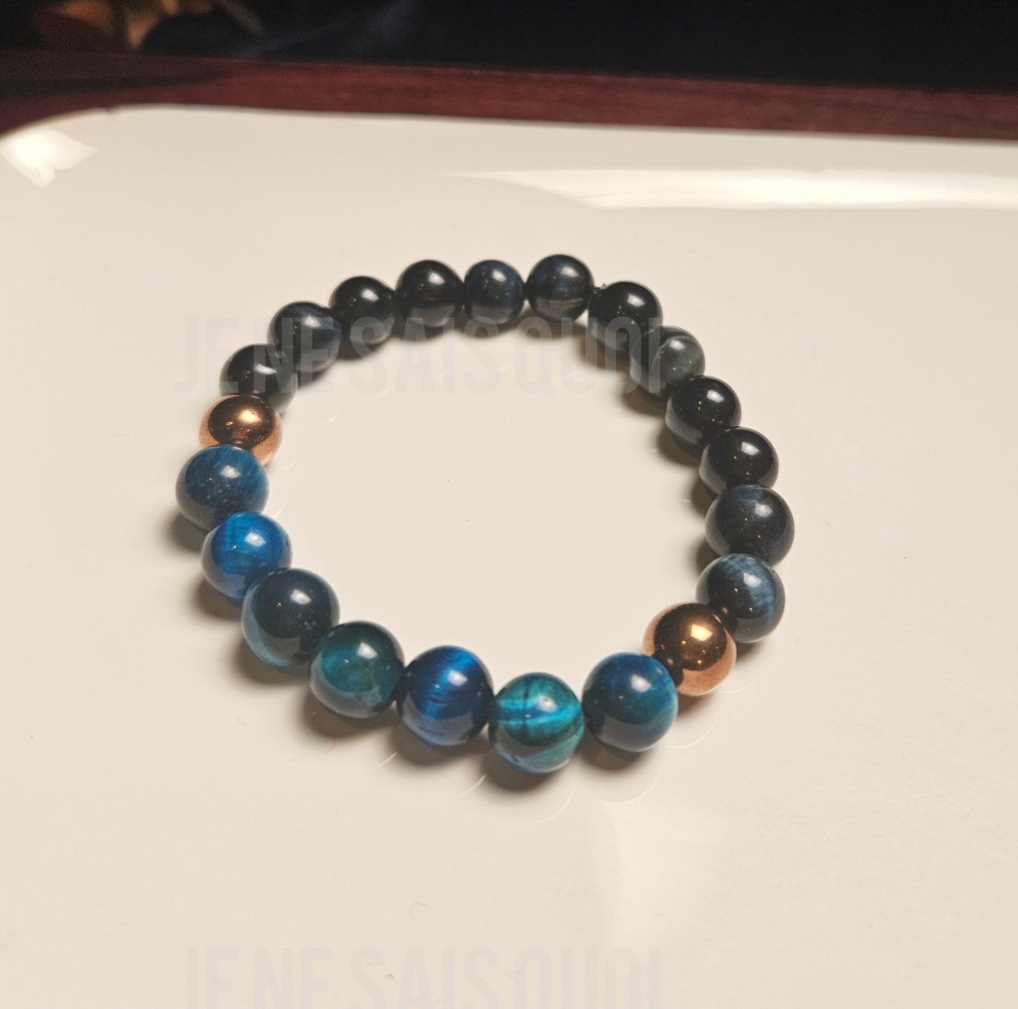 Luminous Grace- Limited Edition- Deep Navy Tigers-eye