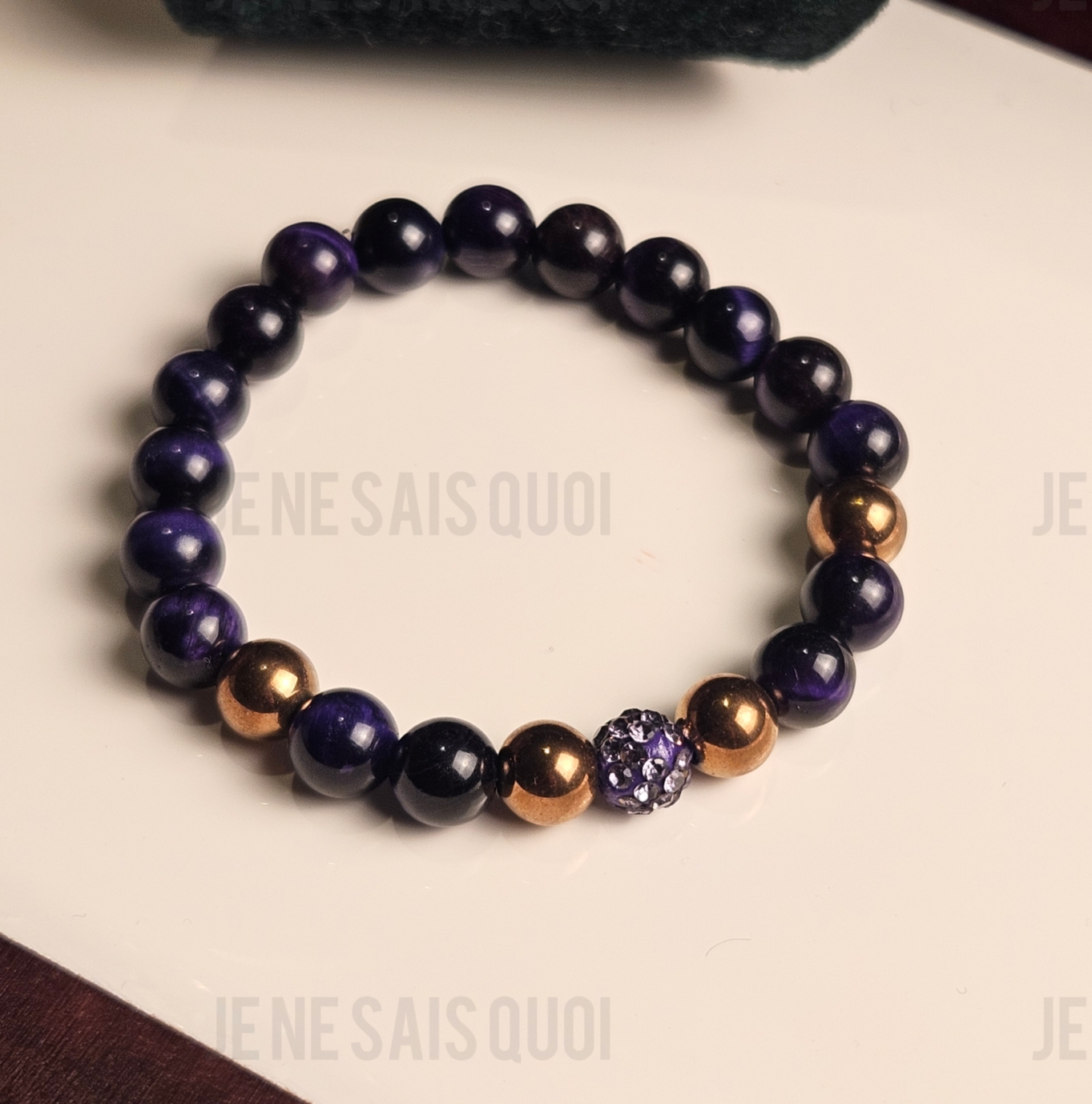 Éclipse Élégance Purple Tigers-eye