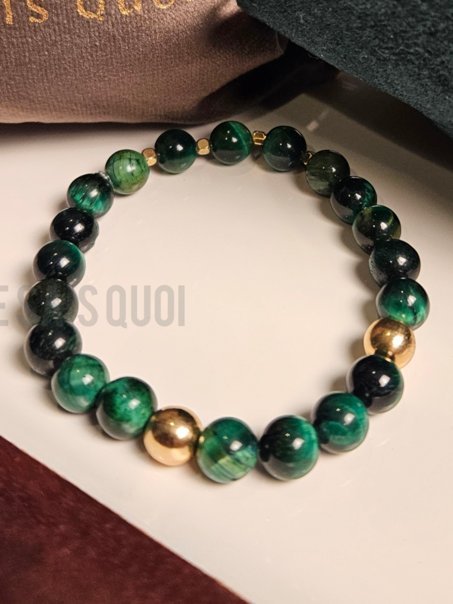 Éclipse Élégance Green Tigers-eye