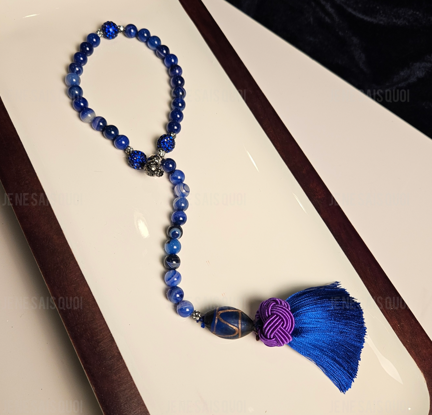 Eternal Whispers Royal Blue Agate