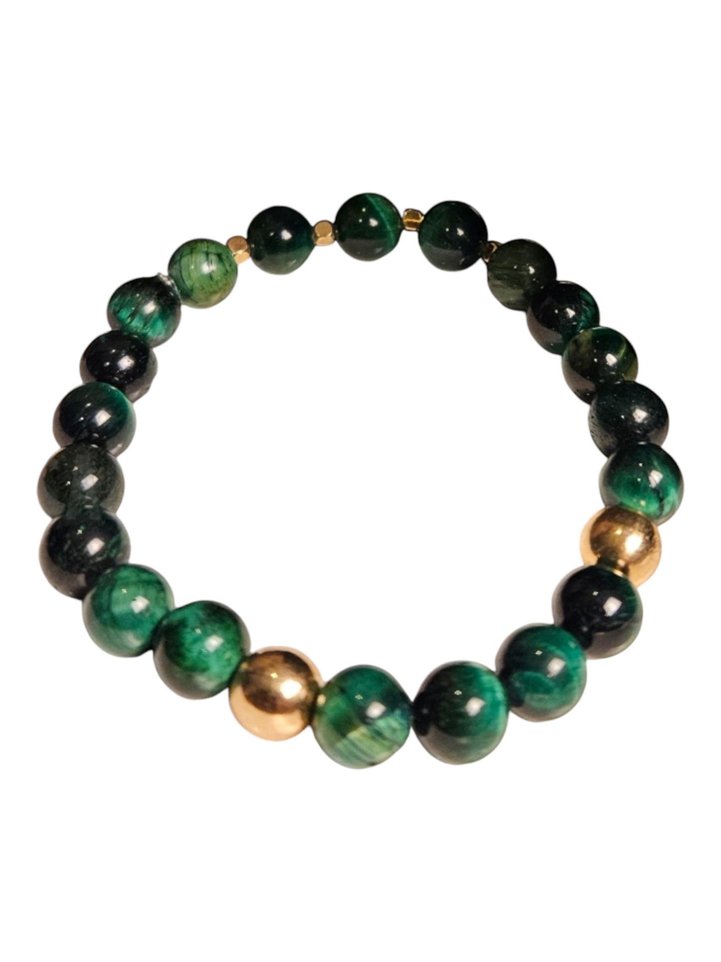 Éclipse Élégance Green Tigers-eye