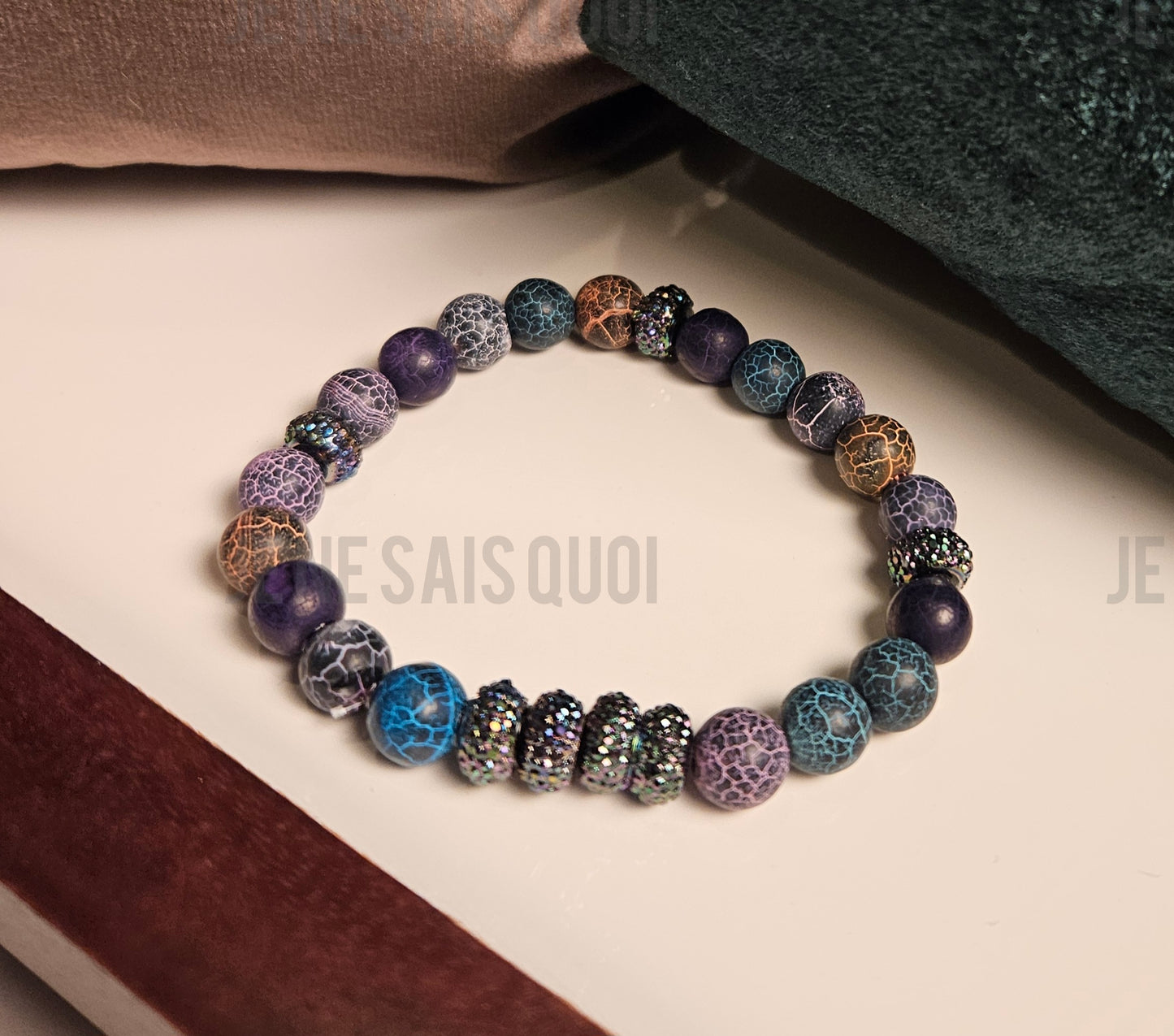 Euphoric Tranquility Frosted Cracked Agate II