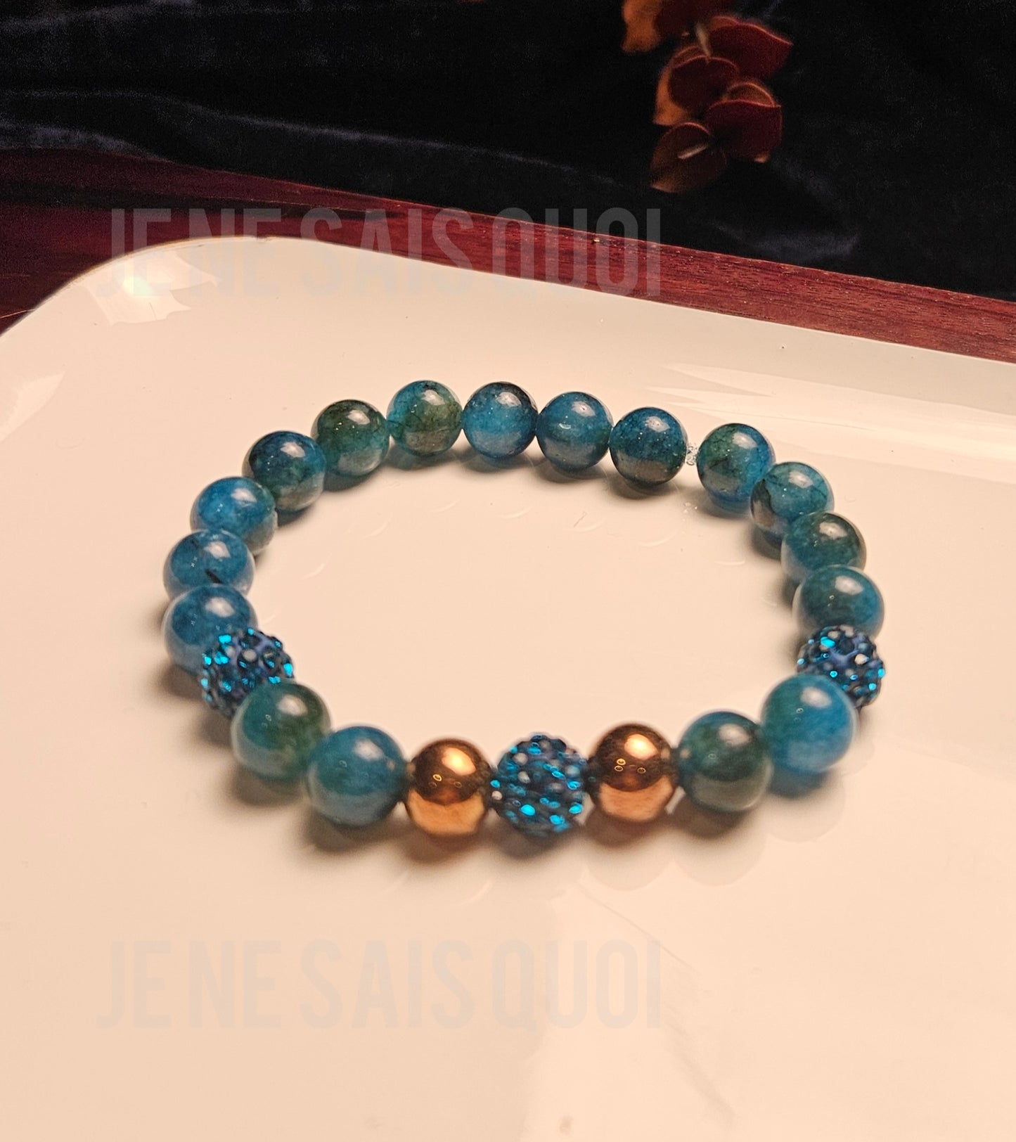 Luminous Grace- Limited Edition Blue Apatite II
