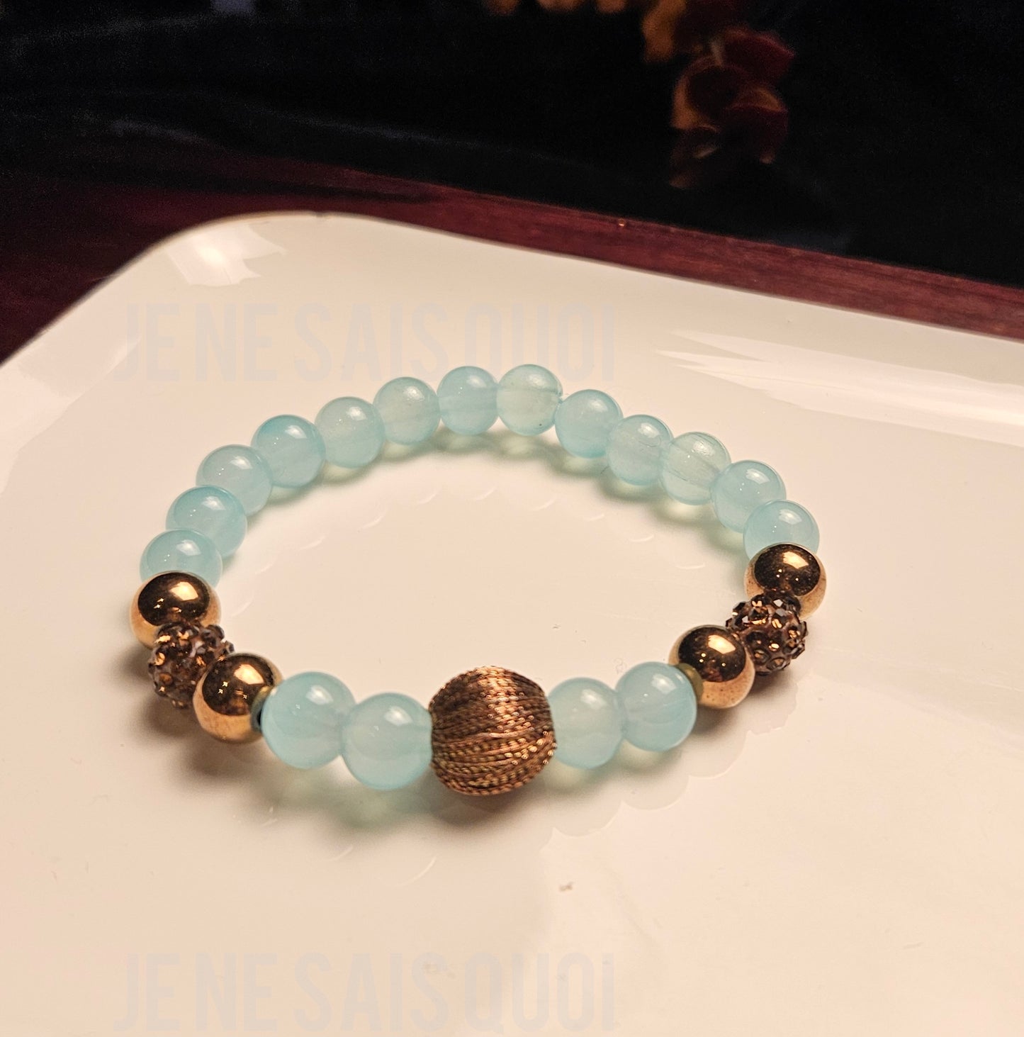 Luminous Grace- Limited Edition- Aquamarine Agate