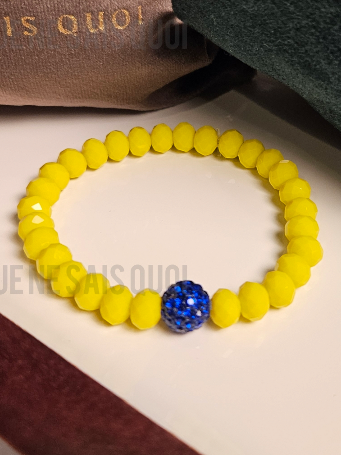 Euphoric Tranquility Rondelle Sunshine Crystal
