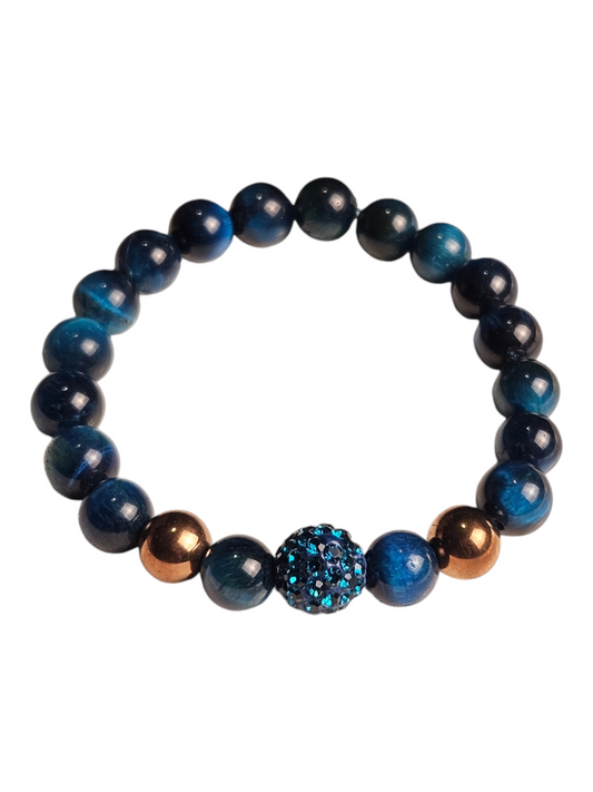 Éclipse Élégance Blue Tigers-eye