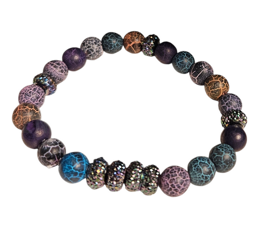 Euphoric Tranquility Frosted Cracked Agate II
