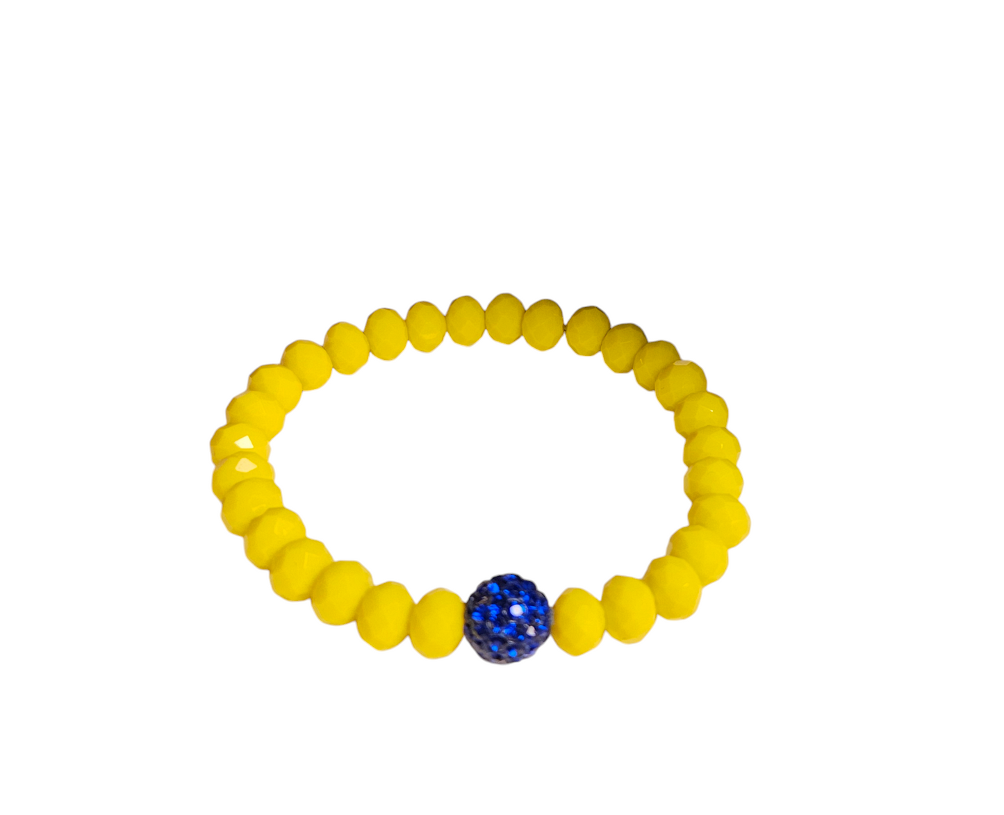 Euphoric Tranquility Rondelle Sunshine Crystal
