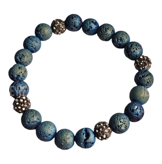 Magma Aura Matt Blue Volcanic Lava