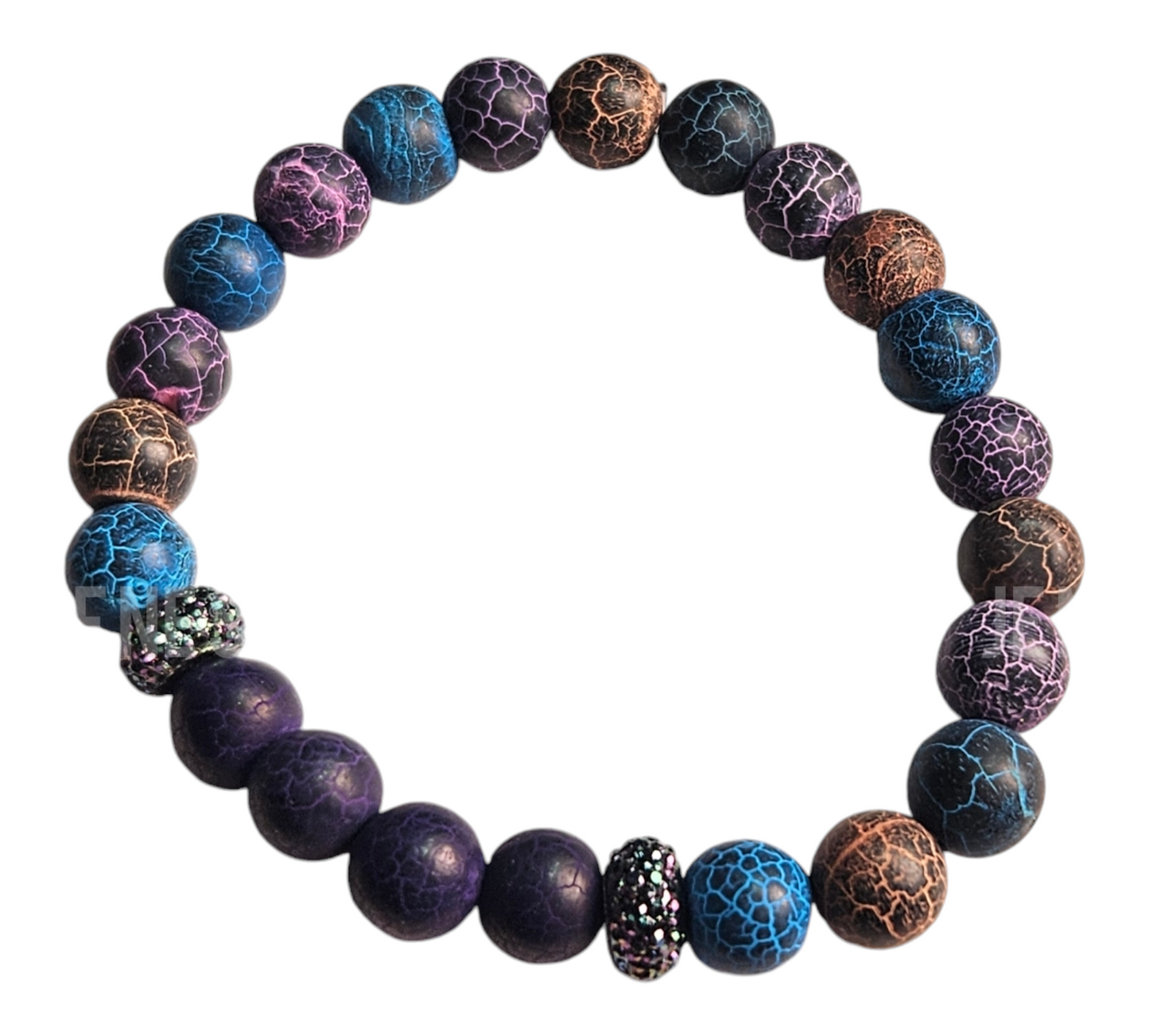 Euphoric Tranquility Frosted Cracked Agate III