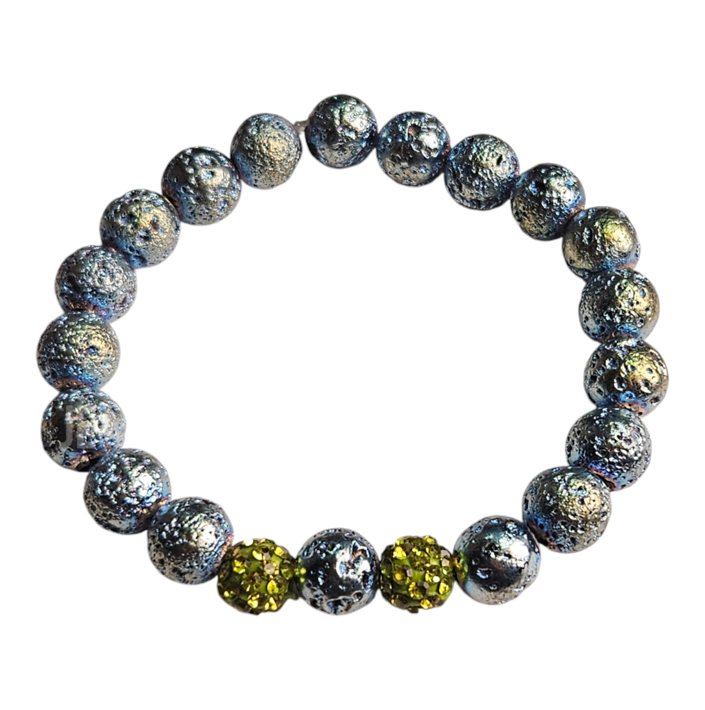 Magma Aura Metallic Blue Volcanic Lava