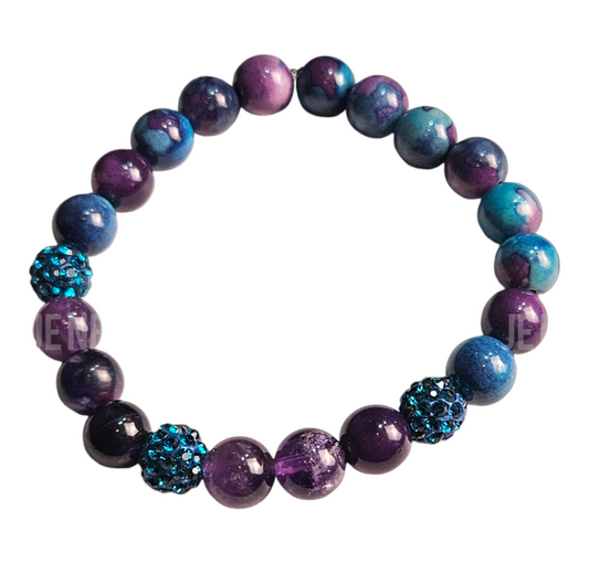 Euphoric Tranquility Purple Blue Sea I