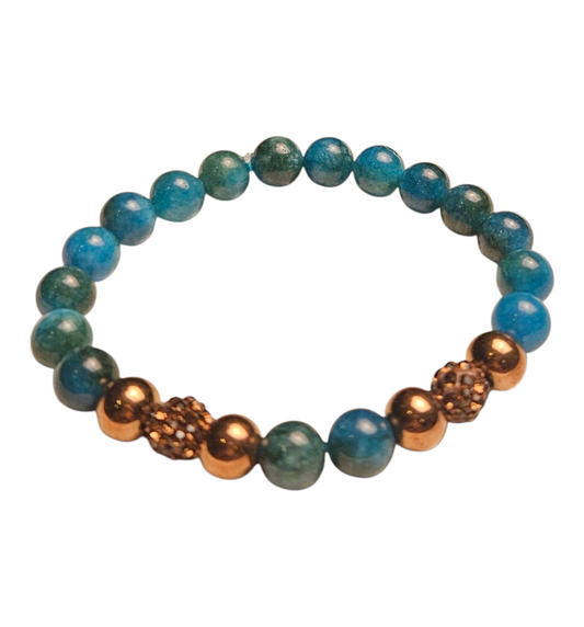 Luminous Grace- Limited Edition Blue Apatite I