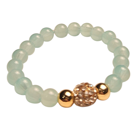 Luminous Grace- Limited Edition- Aquamarine Agate III