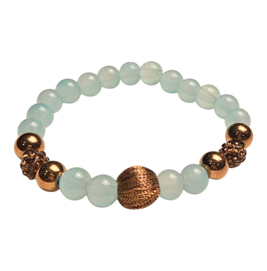 Luminous Grace- Limited Edition- Aquamarine Agate