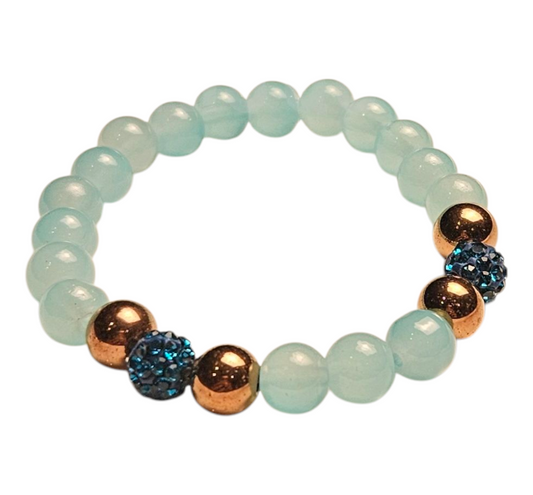 Luminous Grace- Limited Edition- Aquamarine Agate II
