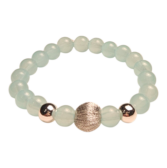 Luminous Grace- Limited Edition- Aquamarine Agate I