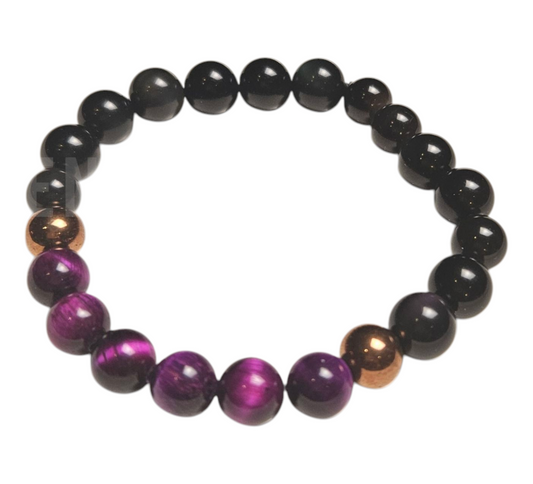 Luminous Grace- Limited Edition- Fuchsia Tigers-eye