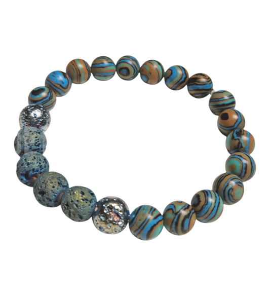 Magma Aura. Blue Malachite I
