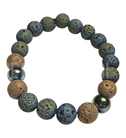 Magma Aura. Metallic Blue